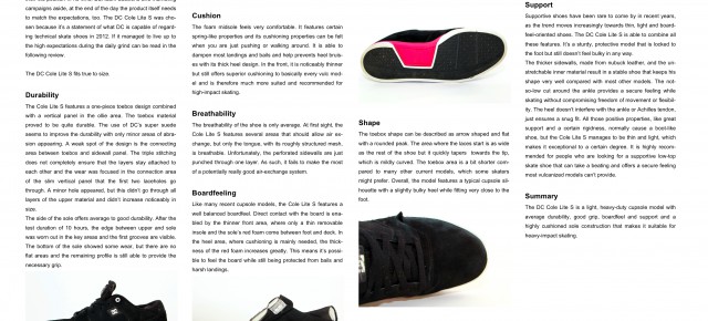DC Cole Lite S review
