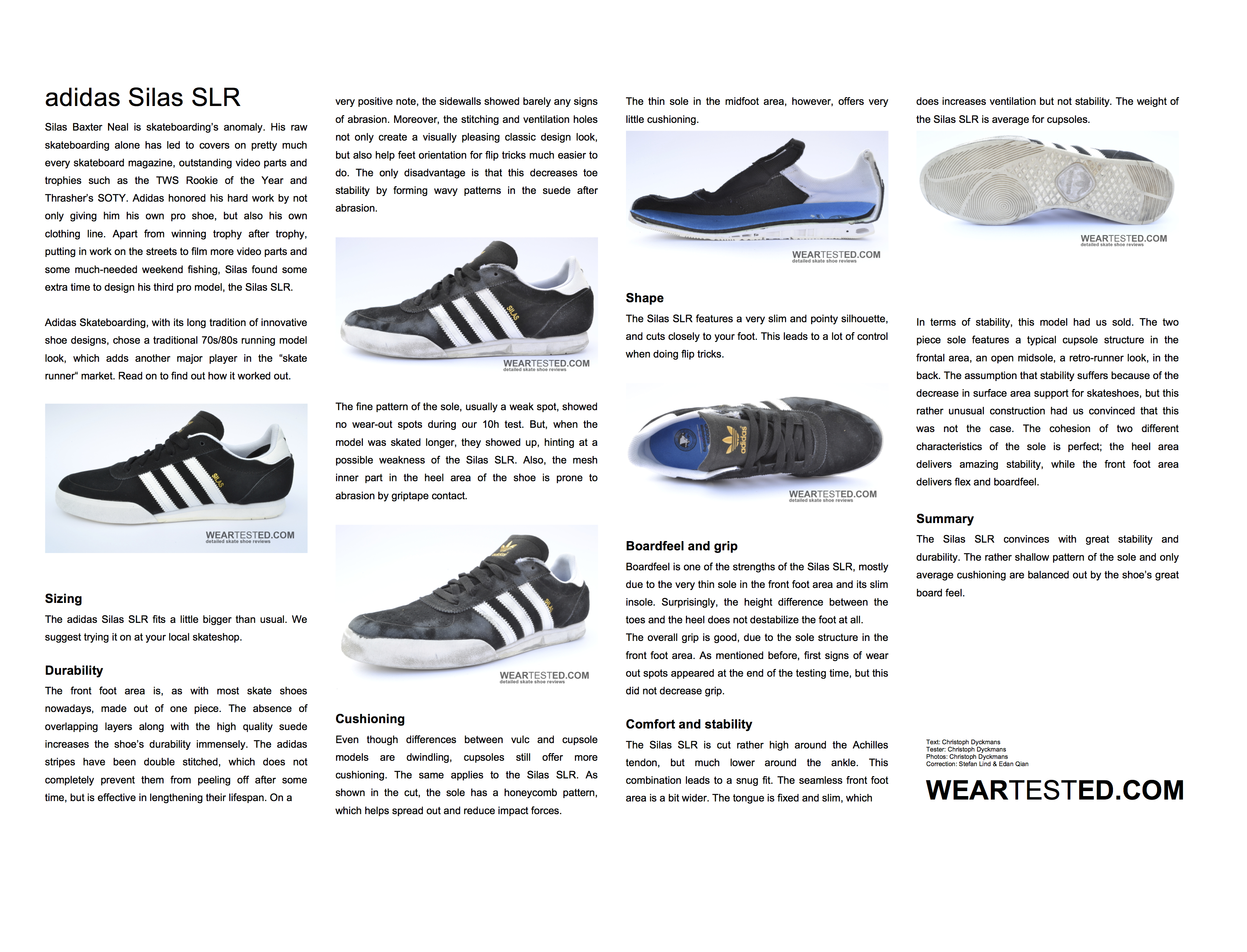 complemento Arquitectura Desventaja adidas Silas SLR - Weartested - detailed skate shoe reviews