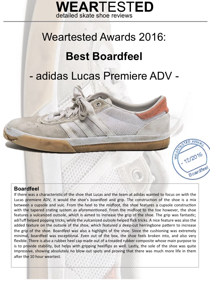 Weartested Awards 2016: Best Boardfeel