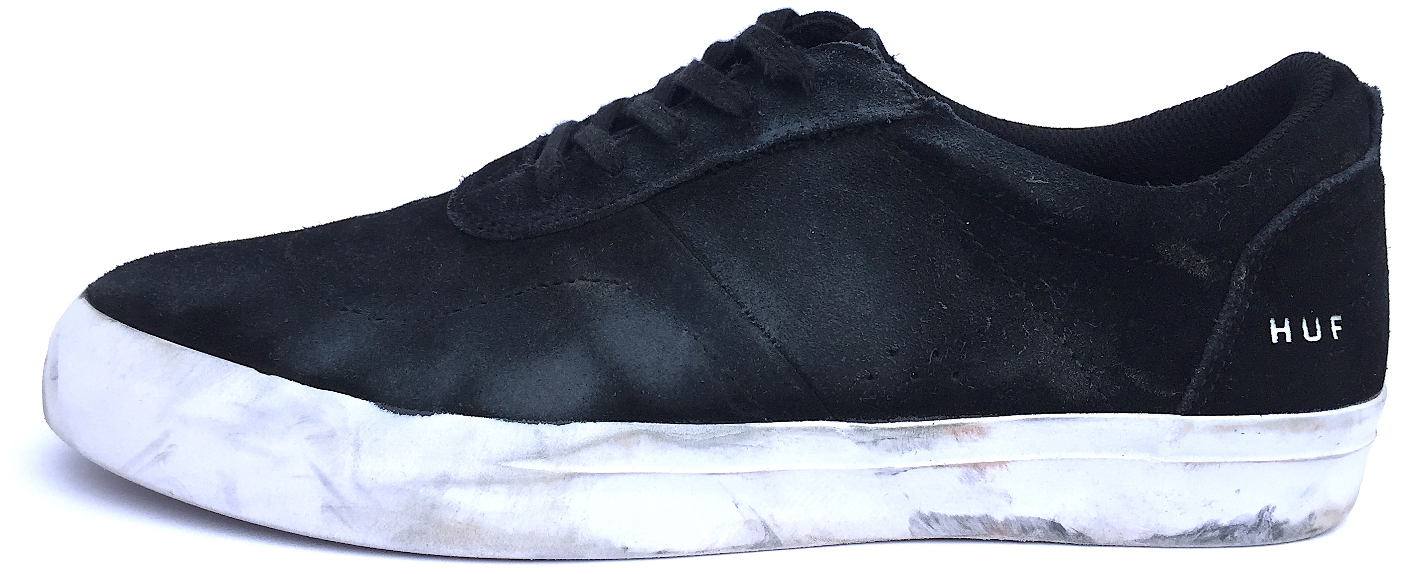 Huf Worldwide Footwear Skate Schuhe Shoes Brad Cromer Black White Canvas 11,5/45 