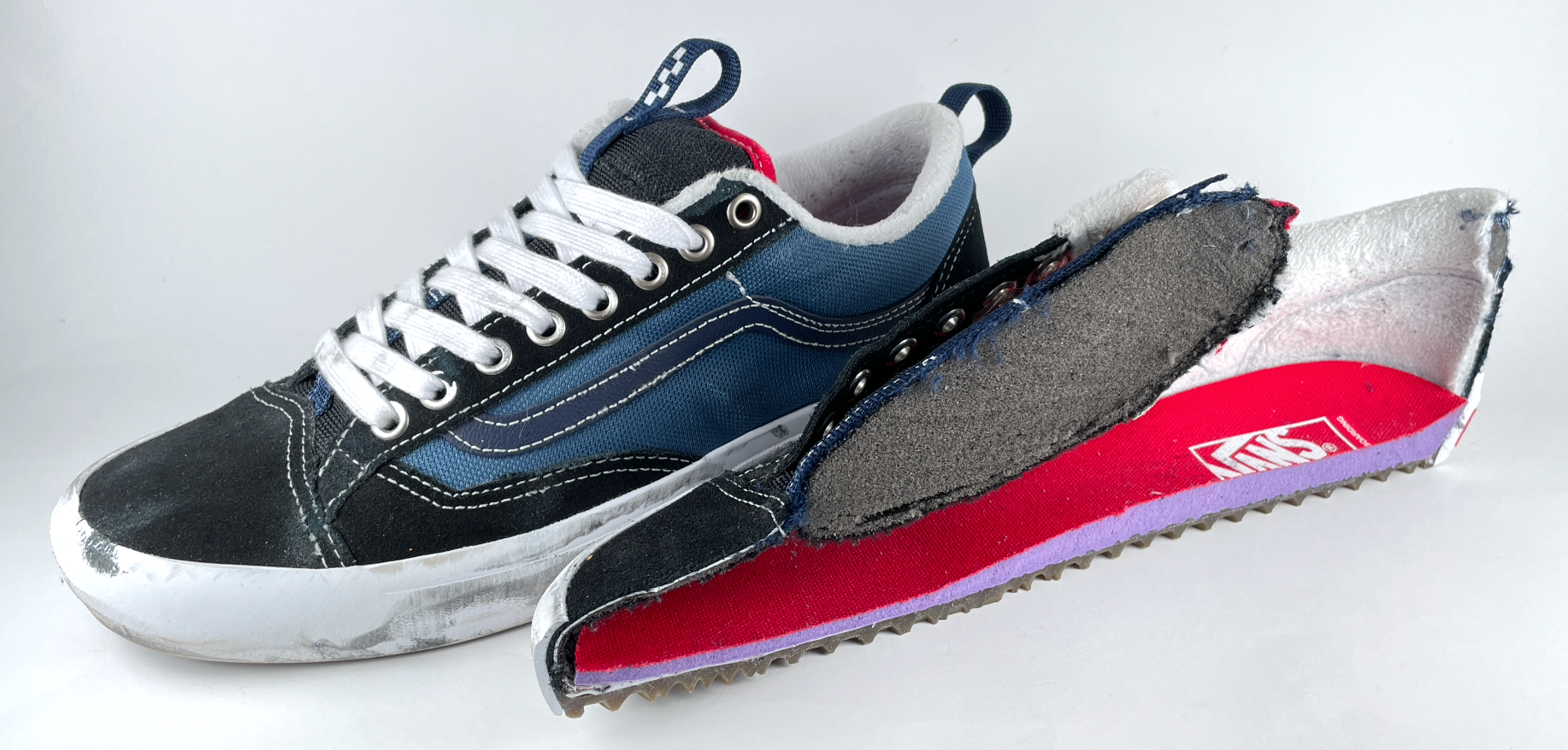 靴 Vans style 53 archive old skateboard Vans Skate Style 53 Chunky Sheaker 10.5 Mens Plaid Khaki